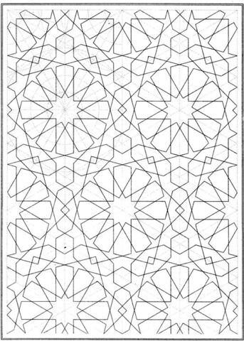 Snowflakes Pattern Coloring Page